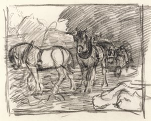 El equipo de arado, c.1906 de Robert Polhill Bevan